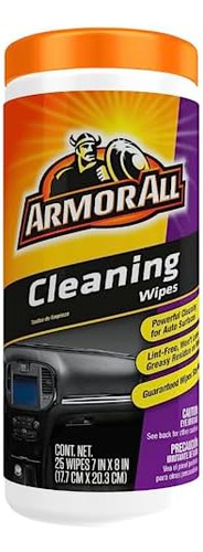Armor All- - Toallitas De Limpieza (25 Unidades), Color Mora