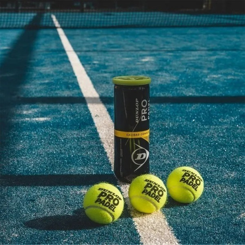Tubo Pelotas Padel Dunlop Tournament Quality X3 Profesional