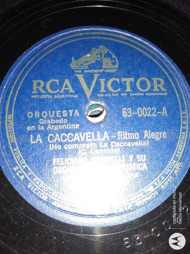 Pasta Feliciano Brunelli Morales Rca Victo C130