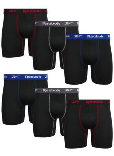 Set De 6 Bóxer Brief Talla X Large Para Hombre Reebok