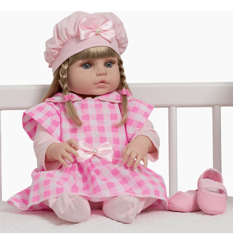 Boneca Reborn Baby Alive Fofinha 100% Vinil Siliconado