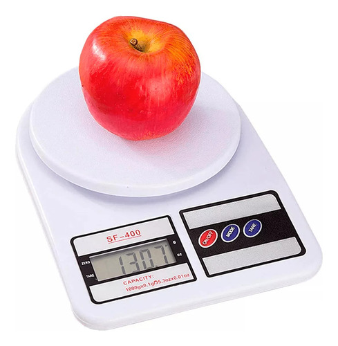 Balanza Gramera Digital Electrónica Cocina De 1g-10kg Blanco