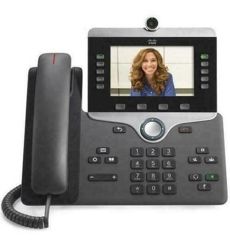 Telefone Video Phone Voip Cisco Cp-8865-k9 Novo Na Caixa