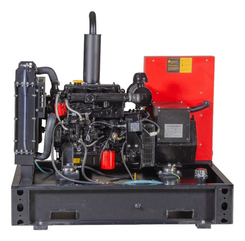 Gerador A Diesel Kawashima Dls 140-t2 12000w Trif 220v 127v