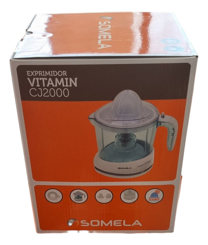 Exprimidor Somela Vitamin Cj2000 30w Reversible Blanco