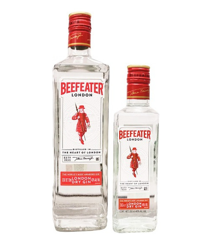 Ginebra Beefeater 750 Ml Con Beefeater 350 Ml