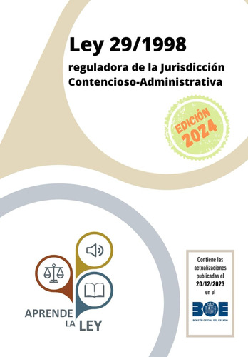 Libro: Ley Reguladora De La Jurisdicción Contencioso-adminis