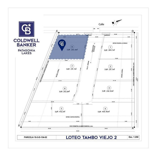 Imagen 6 de 10 de Lote En Ph De 254 M2 - Uf 8 - Tambo Viejo 2- Dina Huapi