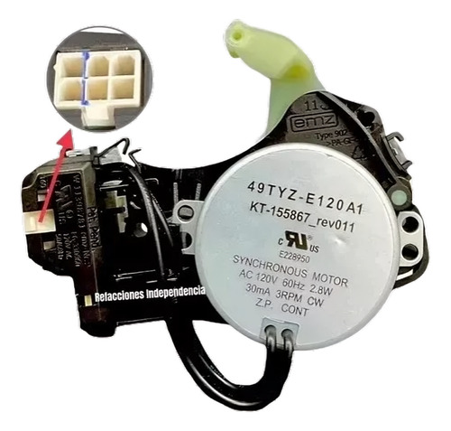 Actuador Selenoide Lavadora Whirlpool 8mwtw1813mjm0 Original