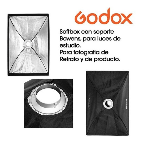Softbox 80 X 120 Cm Para Bowens