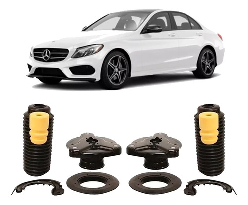 Suporte Batente Haste Coifa Calço Mola Mercedes C200 10 A 14