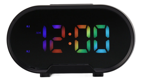 Reloj Con Pantalla Led Digital Con Alarma, Dígitos Grandes,