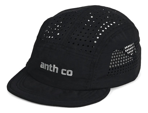 Boné Five Panel Esportivo Fresh Anth Co Respirável Unissex Preto Único