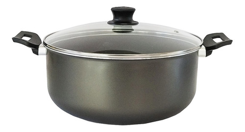 Cacerola Olla 24 Cm Panelux Antiadherente Tapa Vidrio Bz3 