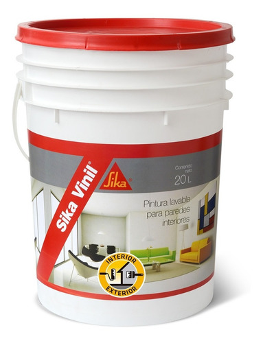 Sika Vinil Pintura Interior Sika Superlavable 20 Litros