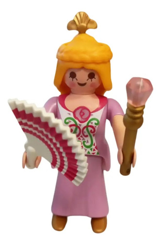 Figura Playmobil Mujer Vestido Rosa + Accesorios 2016 