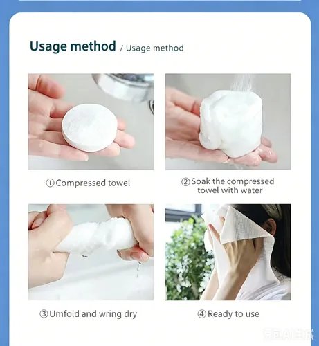 100pcs Compressed Disposable Coin Towel Travel Camping | Cuotas