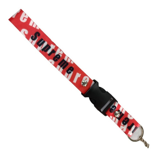 Lanyard, Llavero, Supreme , Con Argolla Metálica