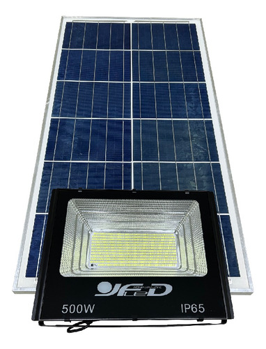 Reflector Solar 500 Watts Carcasa Negra - Jfd