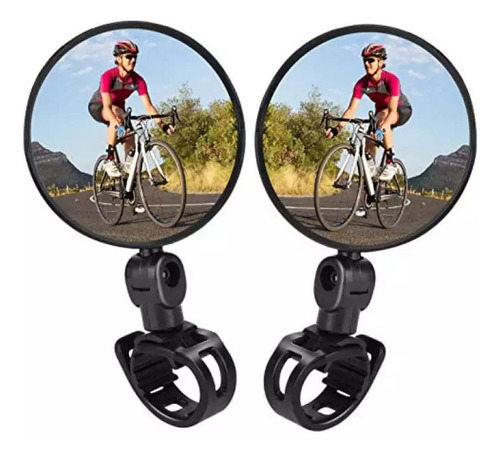 Kit 2 Retrovisor Espelho Para Bicicleta Ampla Visão Promoção