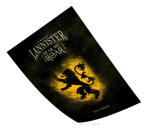 Poster Exclusivo Piezas Limitadas Game Of Thrones Lannister