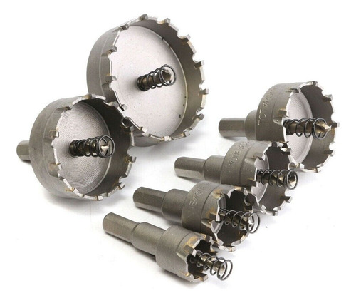 13 Brocas Copa Sierra Hss De Carburo Para 16-53mm
