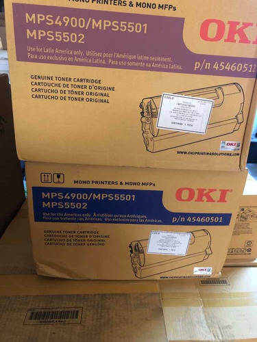 Imagen 2 de 3 de Toner Oki Mps4900 / Mps5501 / Mps5502 Original Caja Dañada