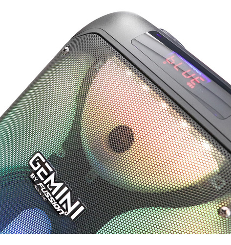 Pbs-2x8gemini Bafle Bocina Amplificado 40,000w P.m.p.o Negro