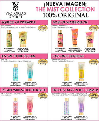Victoria's Secret - Cremas, Splash Y Mas - 100% Original