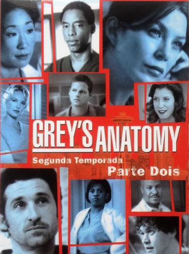 Grey's Anatomy 2ª Temporada Parte 2 - Box Com 4 Dvds