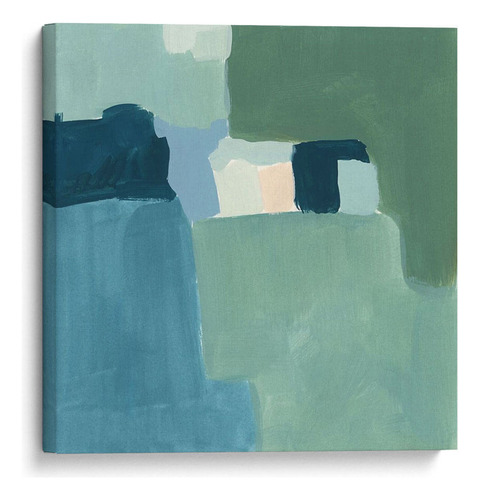 Canvas Lab Cuadro Teal Y Sage Ii 40x40, Susan Savory
