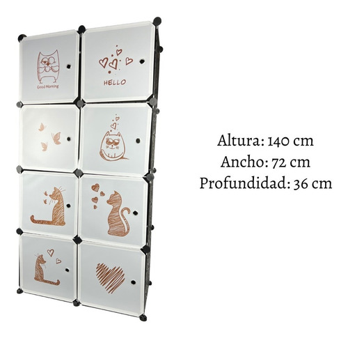 Closet Armario Organizador Modular Niños Infantil