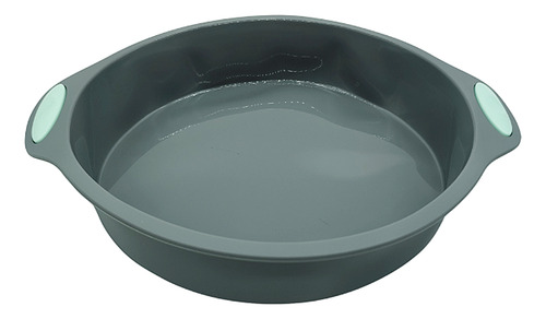 Asadera Redonda Molde Silicona Para Horno Y Microondas 23cm