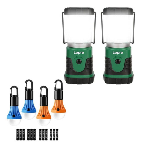 2 Articulo Lepro Led Camping Bombilla Lampara Tienda 350