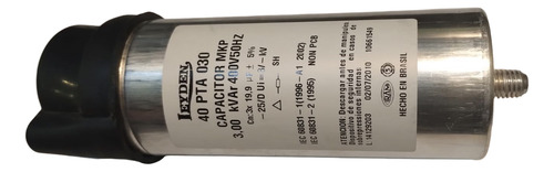 Capacitor Trifasica 3 Kvar 3x400v Correccion Factor Potencia