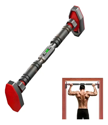 Barra Flexão Porta Ajustável 65-100cm: Musculação Fixa