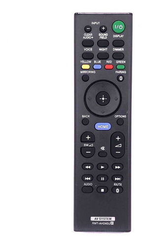 Control Sony Para Barra De Sonido Rmt-ah240u Sa-ct790