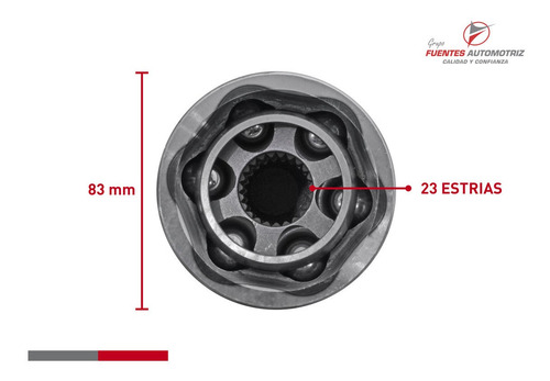 Junta Espiga L/rueda Izquierda Tornado 1.8 2012 A 2022 Abs