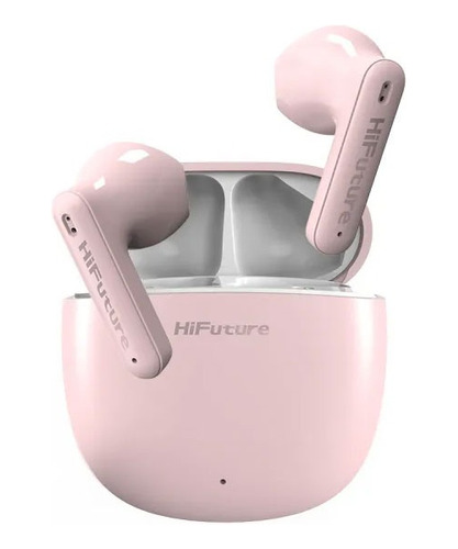 Auriculares in-ear inalámbricos HiFuture ColorBuds Soft Bass Sound Rosa Con Micrófonos