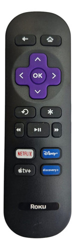 Control Remoto Compatible Con Roku 1/2/3 Express Y Premiere (no Compatible Con Roku Stick