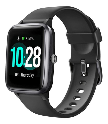 Smartwatch Letsfit ID205L 1.3", malla  negra