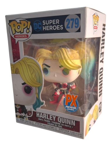Funko Pop! Dc Super Heroes Harley Quinn Px 279(ver Descrip.)