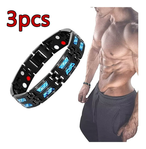 Pulsera De Terapia Magnética Titanium Power Ultra Strength D