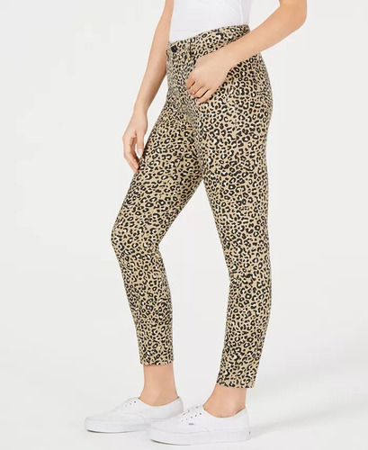 Jeans Dama Animal Print Rewash Usa Elastizado