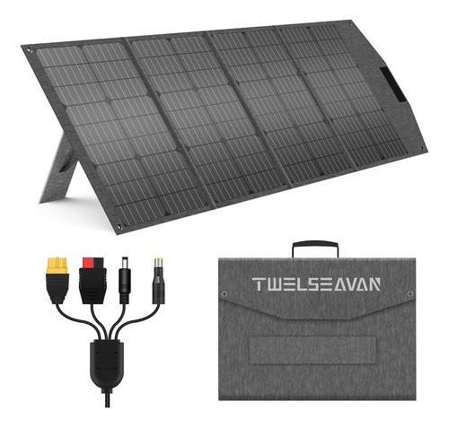 Twelseavan Panel Solar Portatil Para Estacion De Energia, Ca
