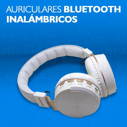 Auriculares Bluetooth Inalámbrico Micrófono Radio Fm Sd Usb
