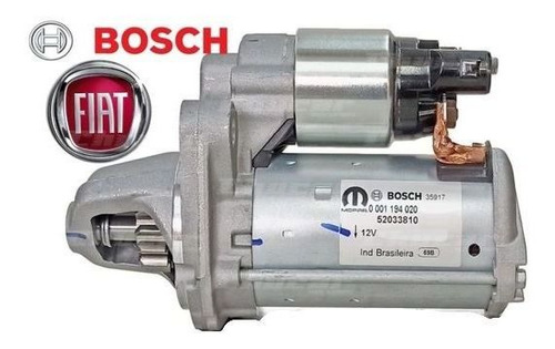 Motor De Partida Fiat Bosch Original Mobi (1.0 3cc) Novo