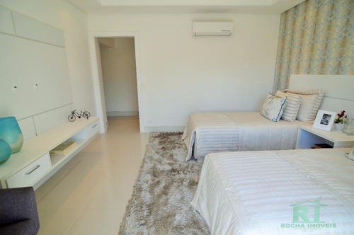 Imagem 14 de 25 de Casa Na Praia, Condomínio Fechado, Alto Padrão, 7 Suítes, Piscina, Churrasqueira, 6 Vagas, Acapulco, Guarujá. - Ca0110