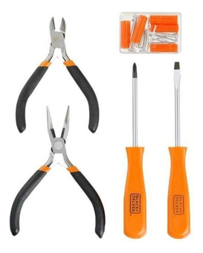 Kit Ferramentas Casa E Escritório 24 Peças Black Decker