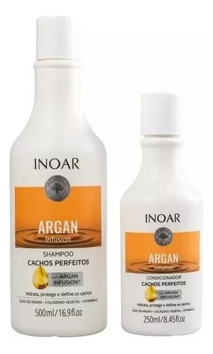  Inoar Kit Cacho Perfeito Shampoo 500ml + Condicionador 250ml